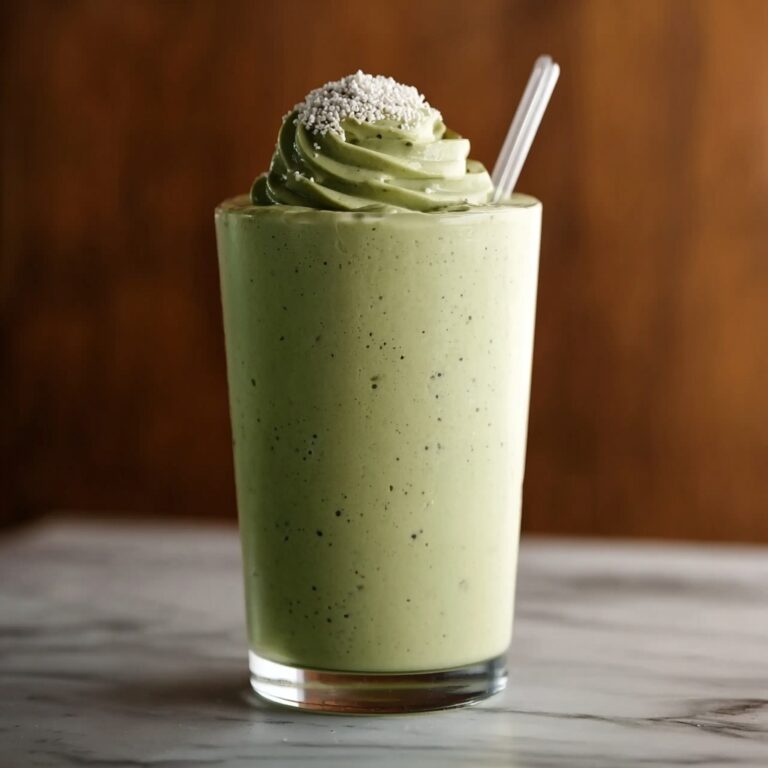 Protein Smoothie with Spinach, Protein Powder, and Almond Milk Recipe