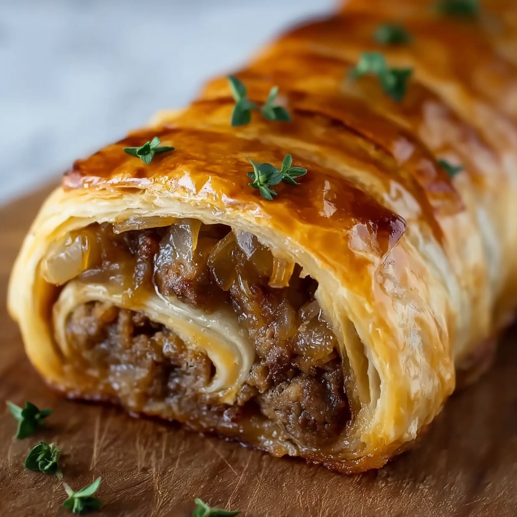 French Onion Beef Roll-Ups Recipe