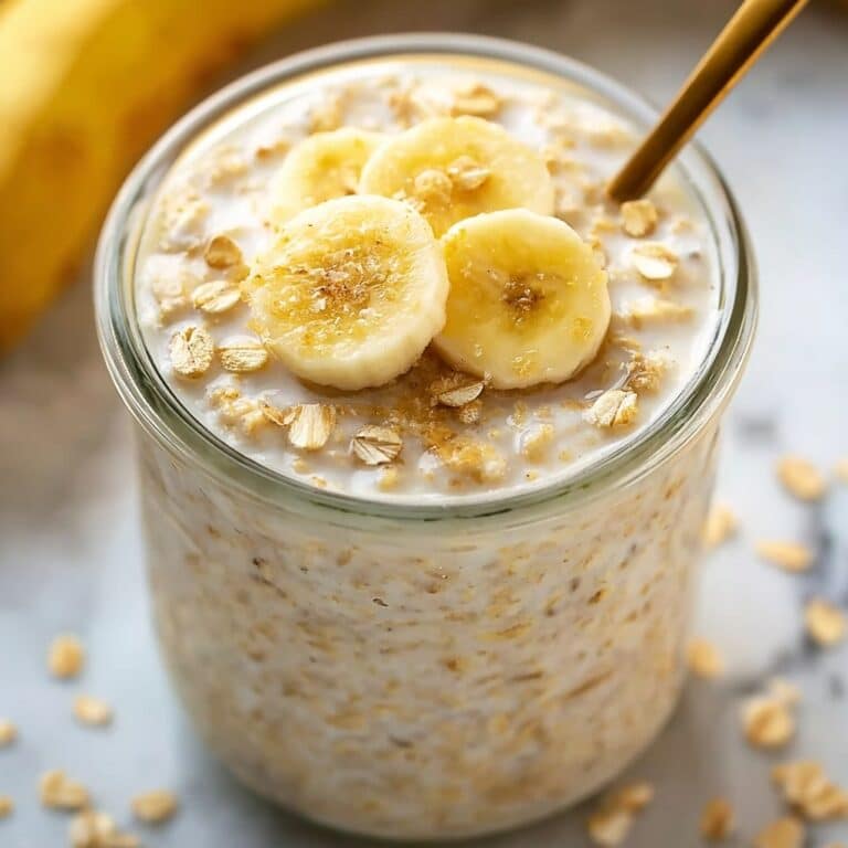 Banana Bread Overnight Oats Recipe