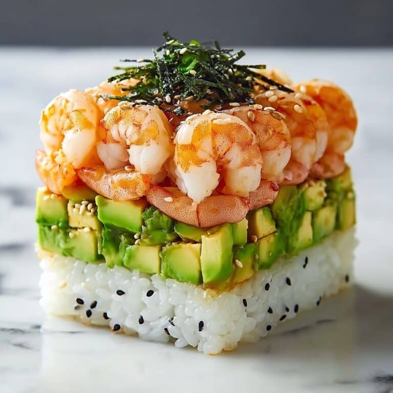 Spicy Shrimp Sushi Stacks Recipe