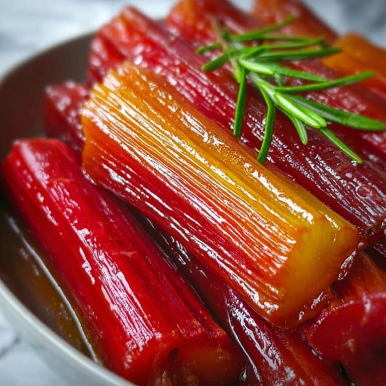 Sweet Roasted Rhubarb Recipe