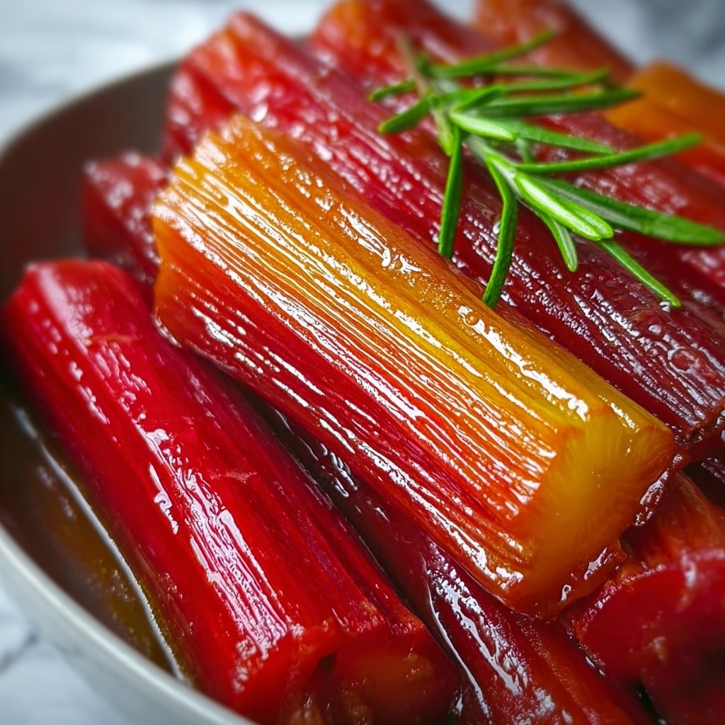 Sweet Roasted Rhubarb Recipe