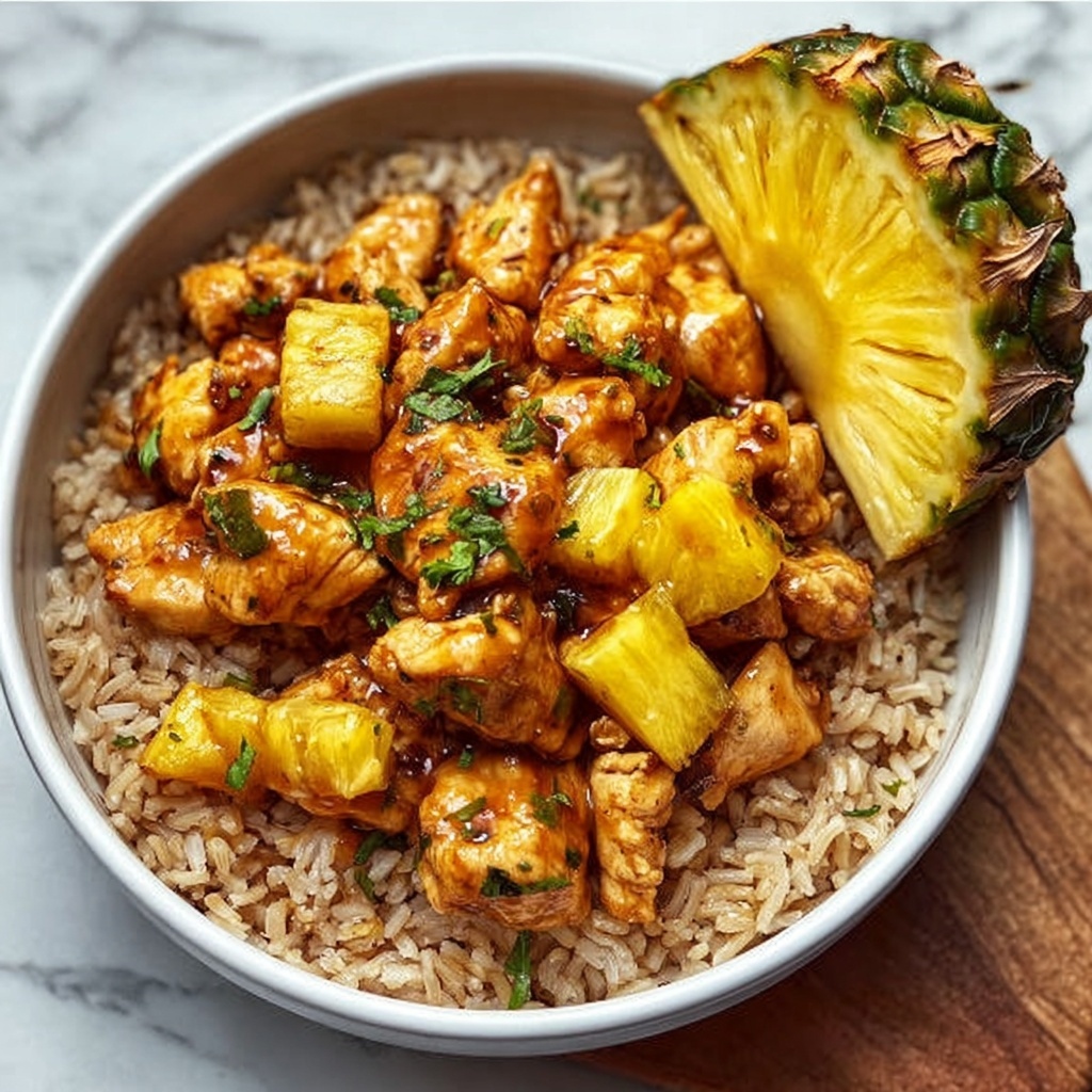 Pineapple Chicken and Rice Recipe 6 Pineapple Chicken and Rice Recipe - Recipe Image