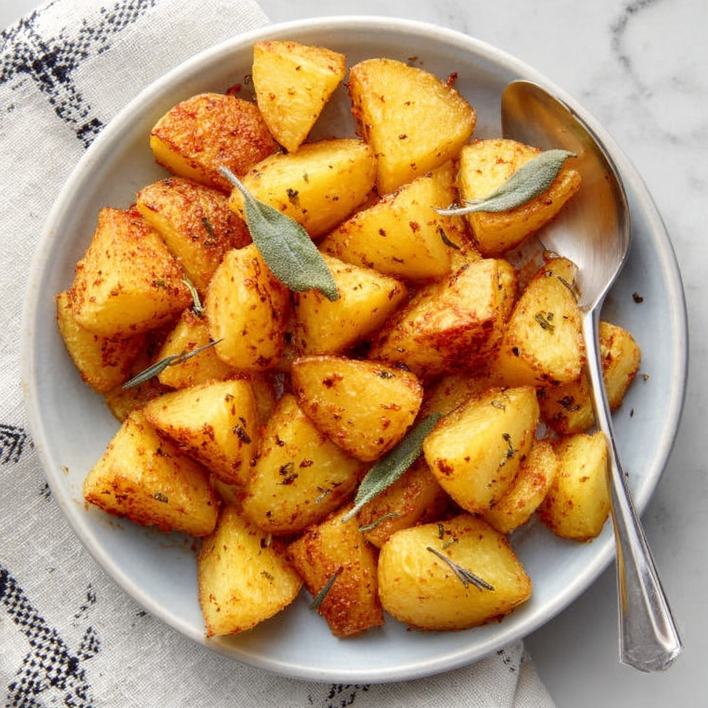 Crispy Herb Roasted Potatoes Recipe 6 Crispy Herb Roasted Potatoes Recipe - Recipe Image