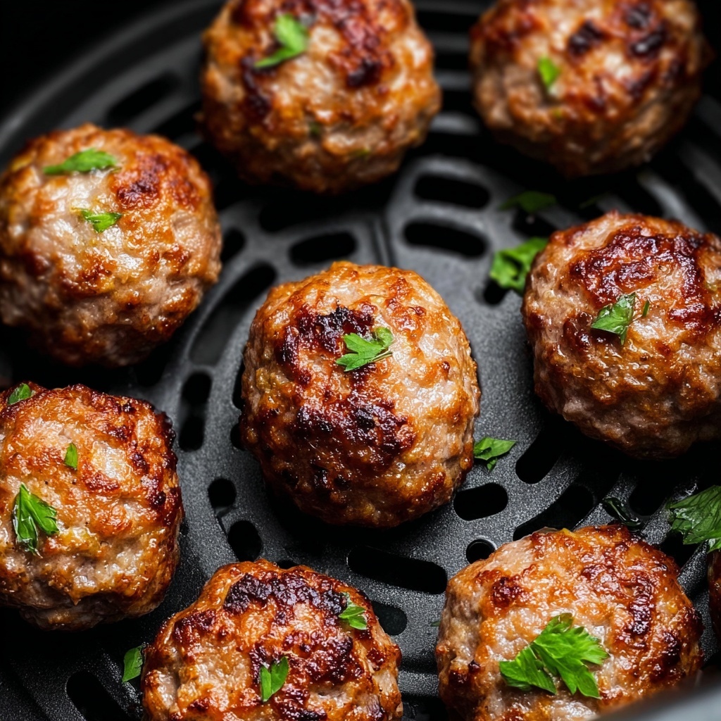 Air Fryer Turkey Meatballs Recipe 6 Air Fryer Turkey Meatballs Recipe - Recipe Image