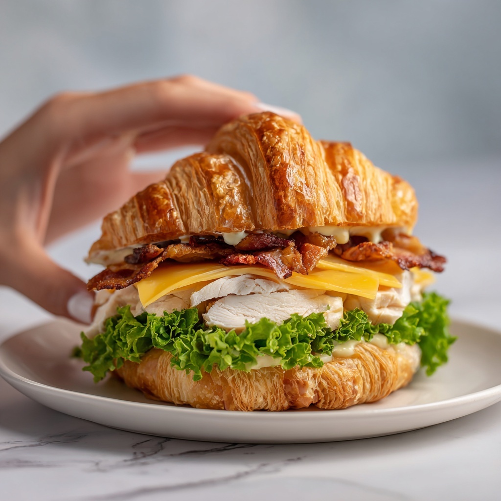 Chicken Caesar Croissant Sandwich Recipe 5 Chicken Caesar Croissant Sandwich Recipe - Recipe Image