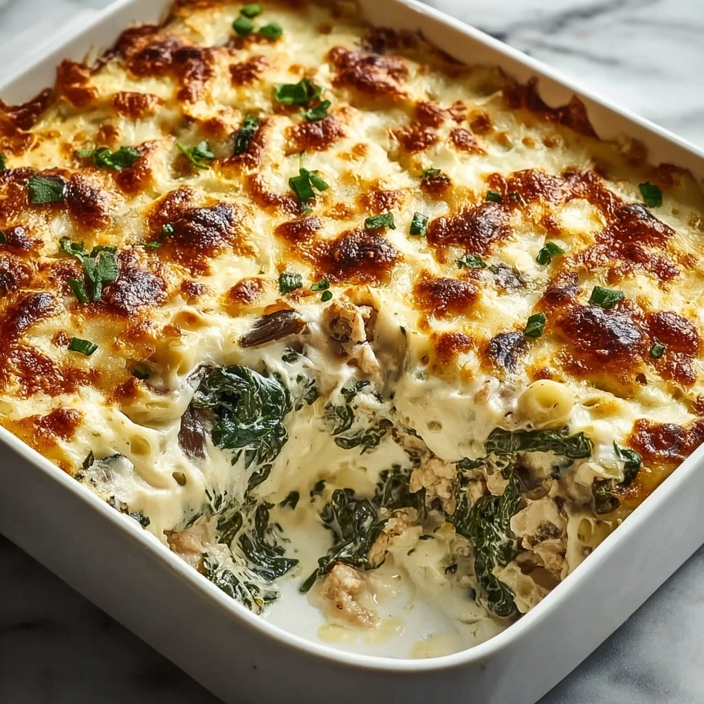 Creamy Chicken and Spinach Casserole Recipe