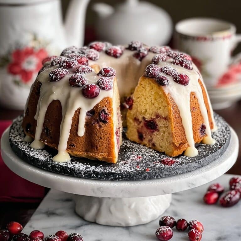 Cranberry Christmas Cake Recipe