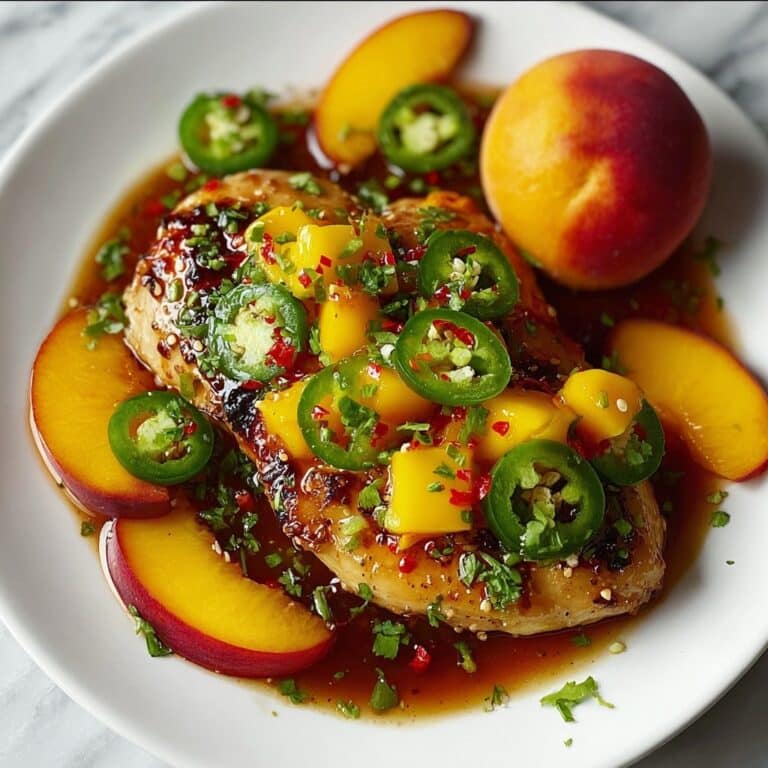Jalapeño Peach Chicken Recipe