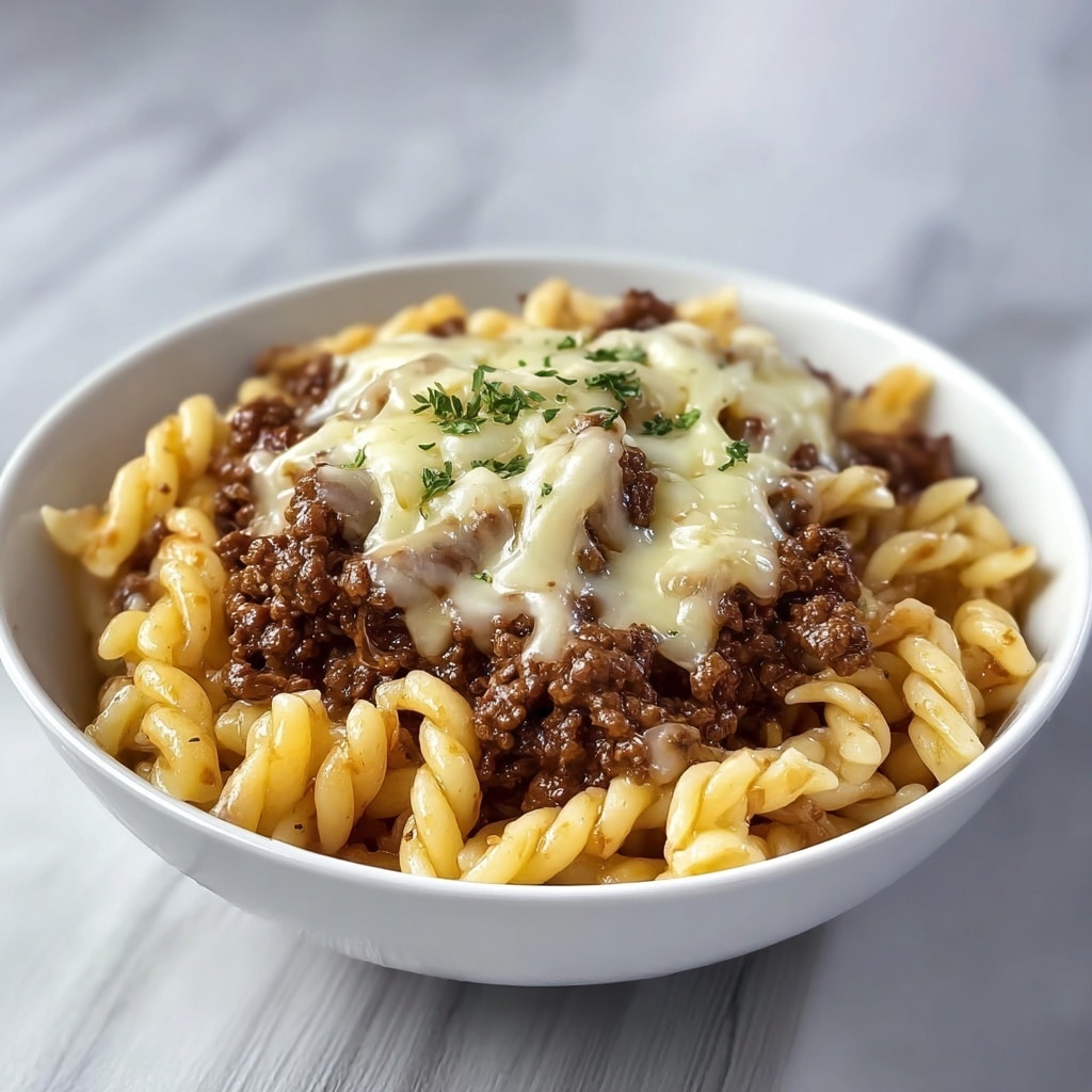 Loaded Cheeseburger Pasta Recipe 6 Loaded Cheeseburger Pasta Recipe - Recipe Image