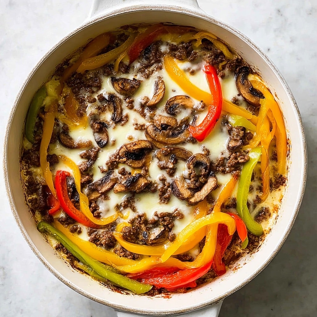 Philly Cheesesteak Casserole Recipe 6 Philly Cheesesteak Casserole Recipe - Recipe Image