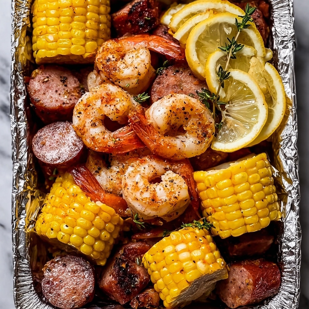 Shrimp Boil Foil Packets Recipe 6 Shrimp Boil Foil Packets Recipe - Recipe Image