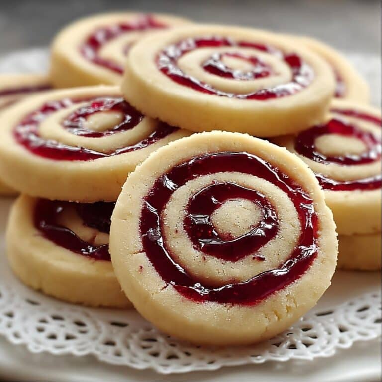 Raspberry Swirl Shortbread Cookies Recipe