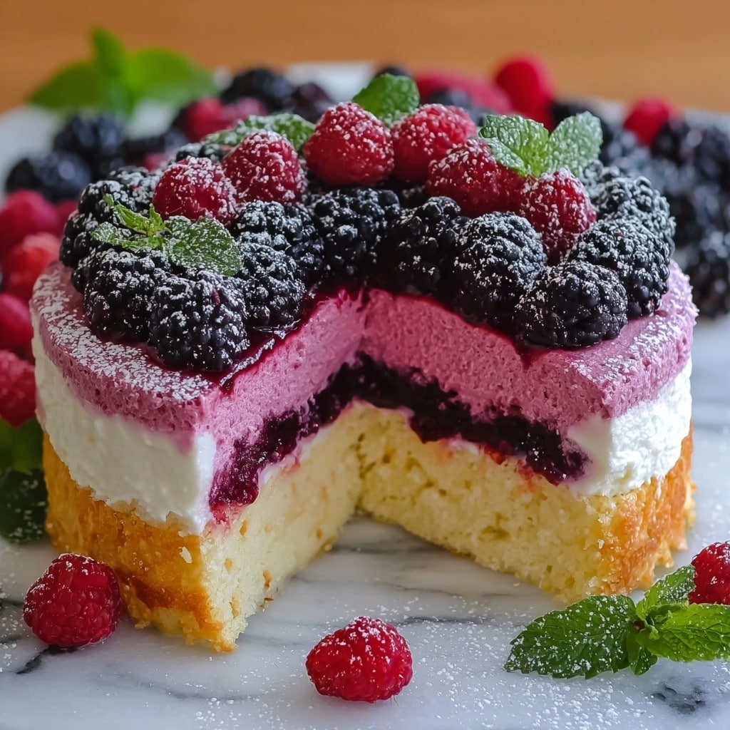 Berry Cream Cheese Cake Recipe
