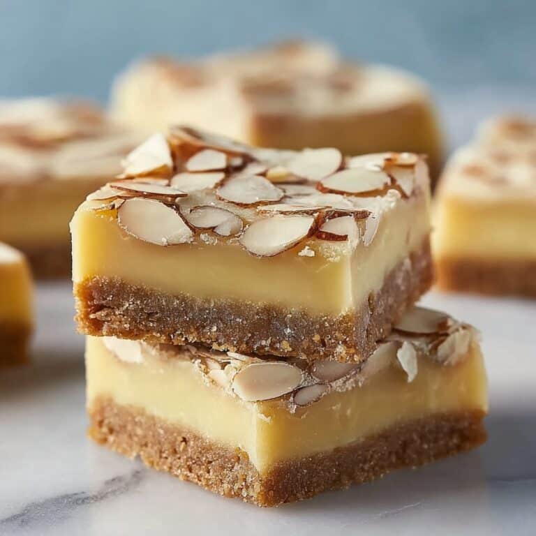 Almond Bars with White Chocolate Drizzle Recipe