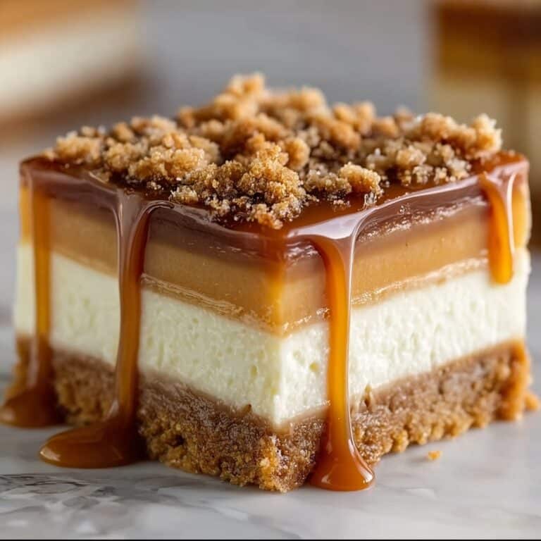 Caramel Cheesecake Bars Recipe