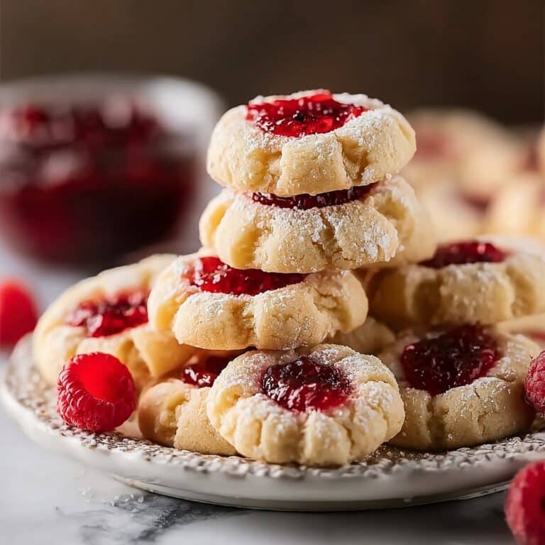 Raspberry Thumbprint Cookies Recipe