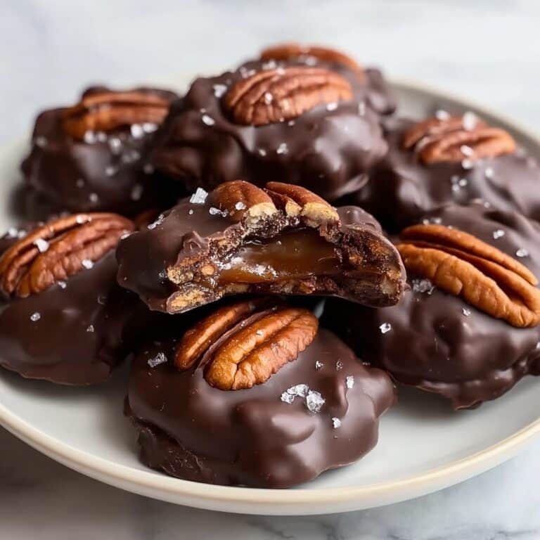 Homemade Chocolate Turtles Recipe