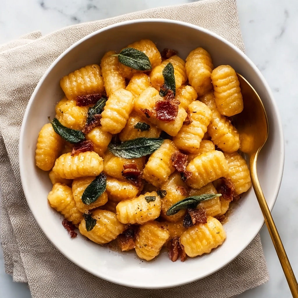 Gnocchi with Creamy Pumpkin Sauce Recipe