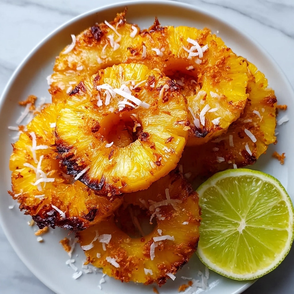 Fried Pineapple with Coconut Crust Recipe
