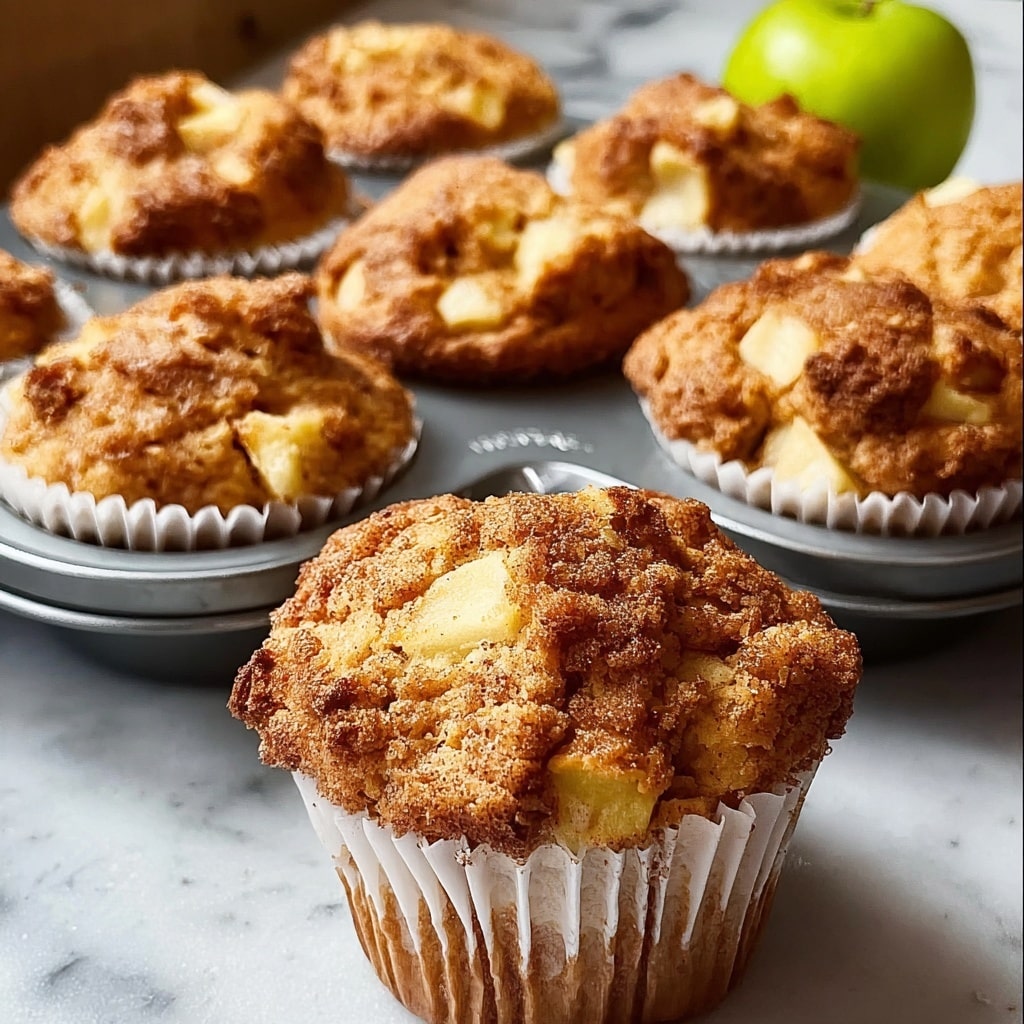 Easy Apple Sour Cream Muffins Recipe
