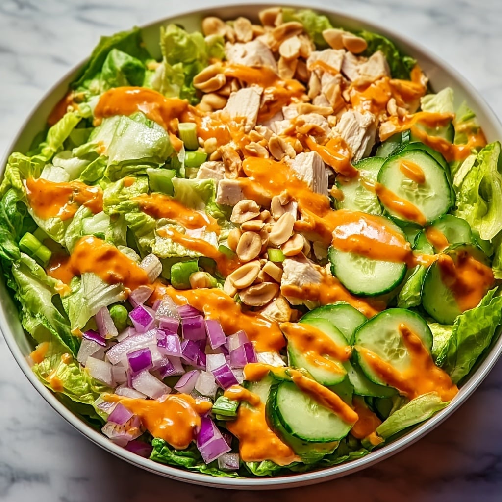 Asian Peanut Chicken Salad Recipe