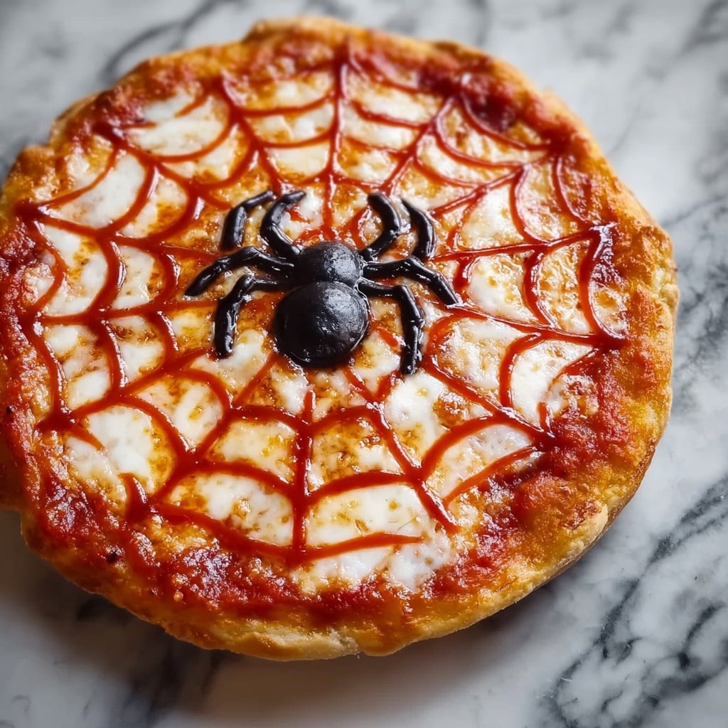 Spiderweb Pizzas Recipe