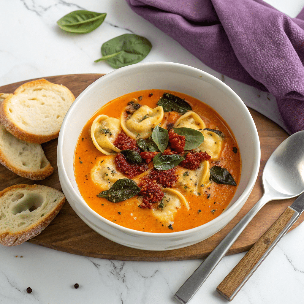 Creamy Tuscan Chicken Soup Recipe - Recipe Image