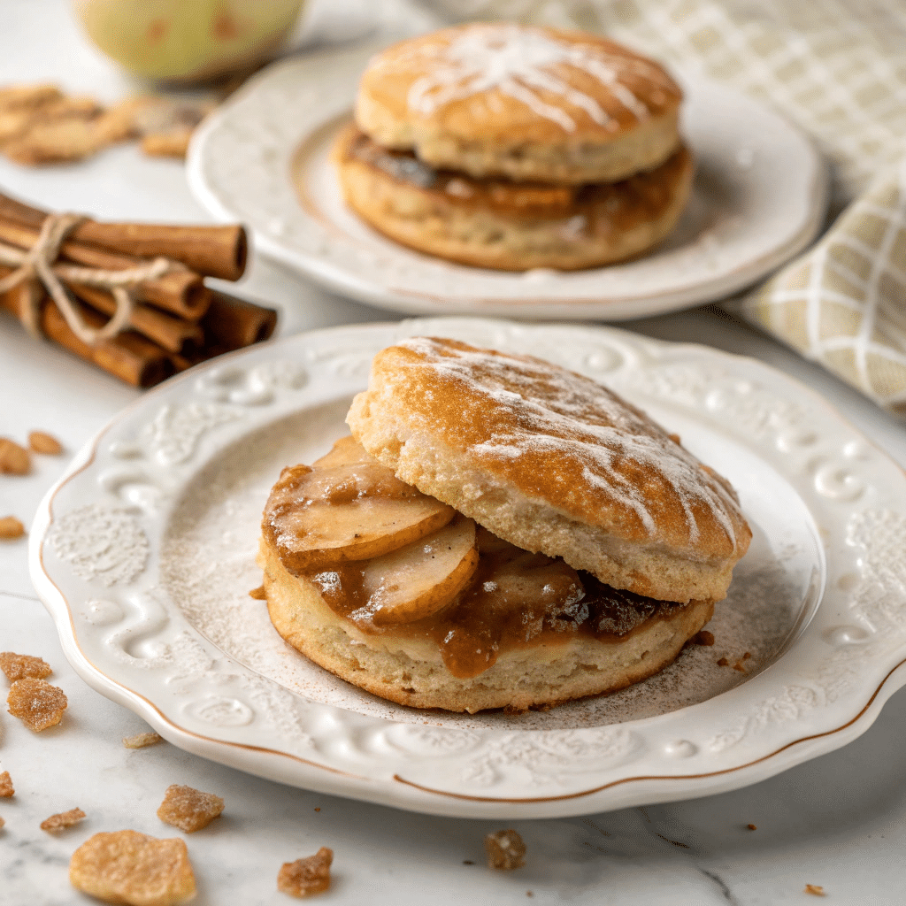 Apple Pie Biscuit Bake with Cinnamon Sugar Drizzle Recipe