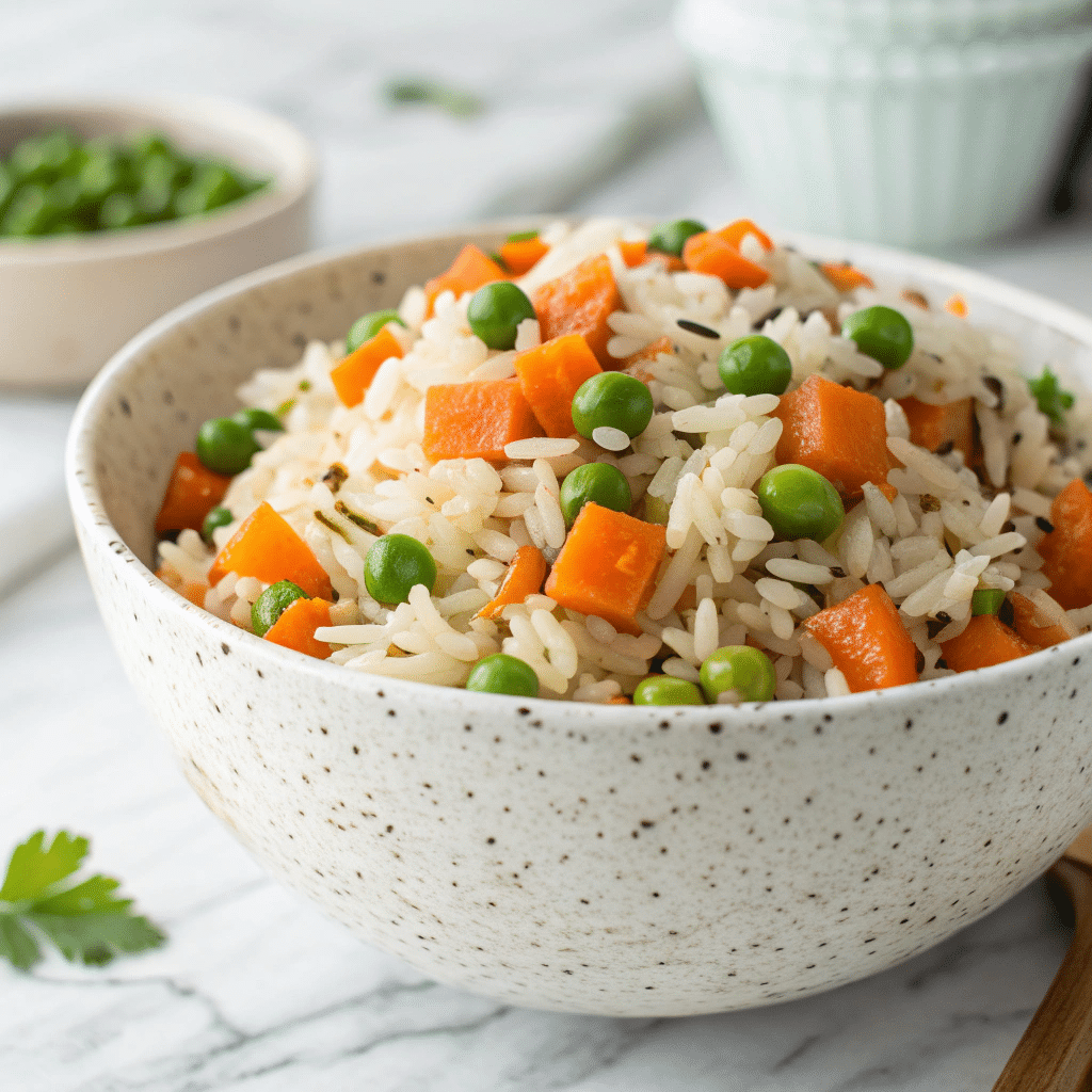 Wild Rice Pilaf with Vegetables, Cranberries, and Nuts Recipe - Recipe Image