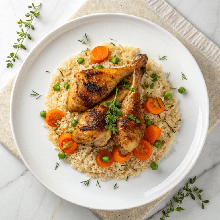 One Pan Chipotle Honey Chicken and Rice Recipe