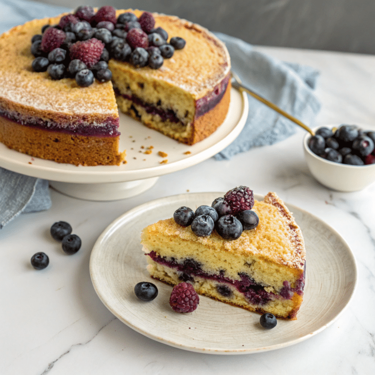 Blueberry Cream Cheese Coffee Cake Recipe