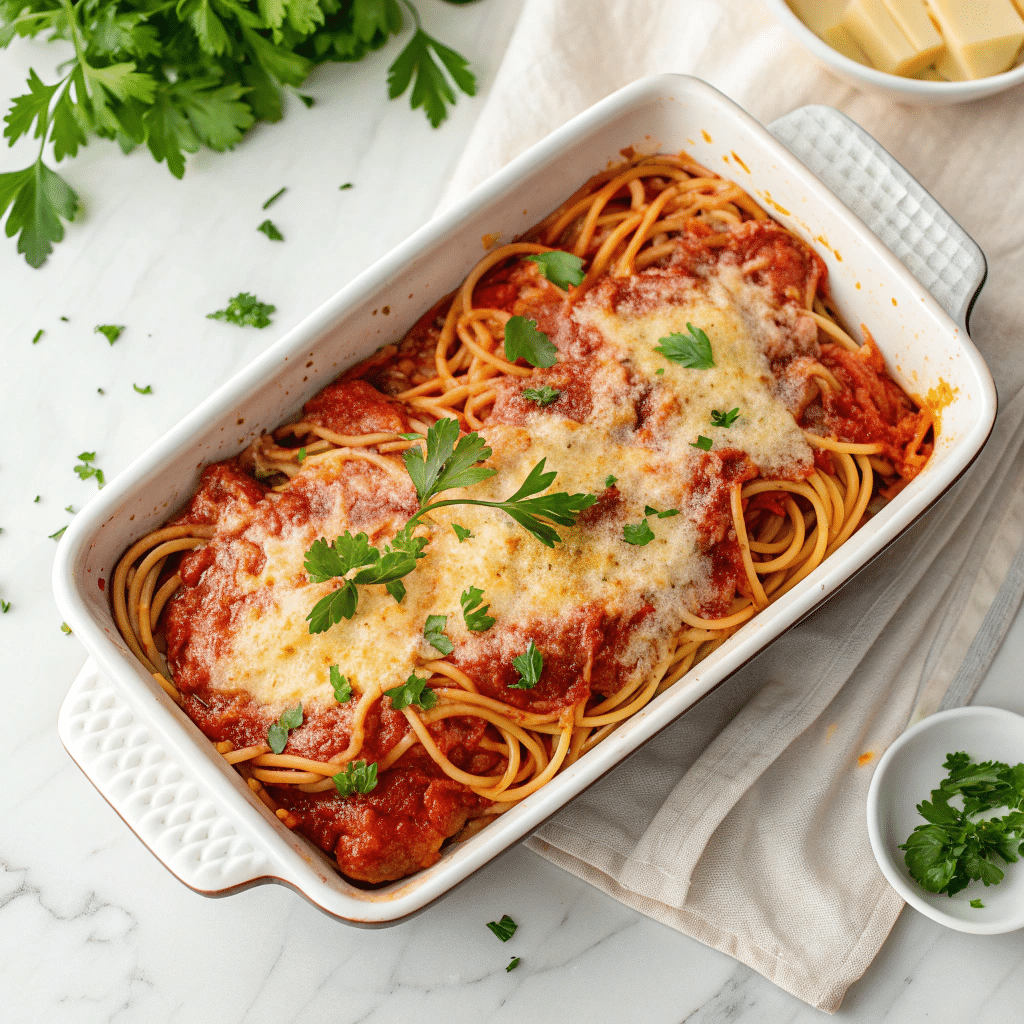 Baked Spaghetti with Cream Cheese Recipe