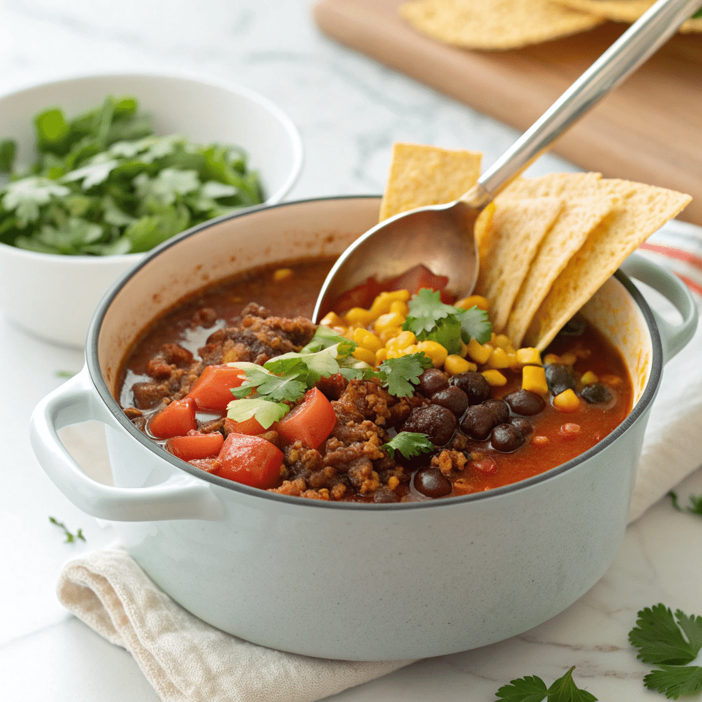 Easy Taco Soup Recipe - Recipe Image