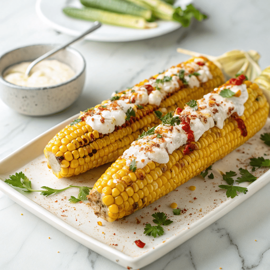 Cheesy Garlic Butter Corn on the Cob Recipe