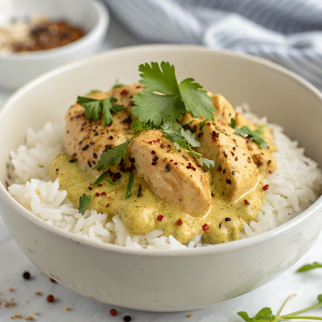 Smothered Chicken and Rice Recipe