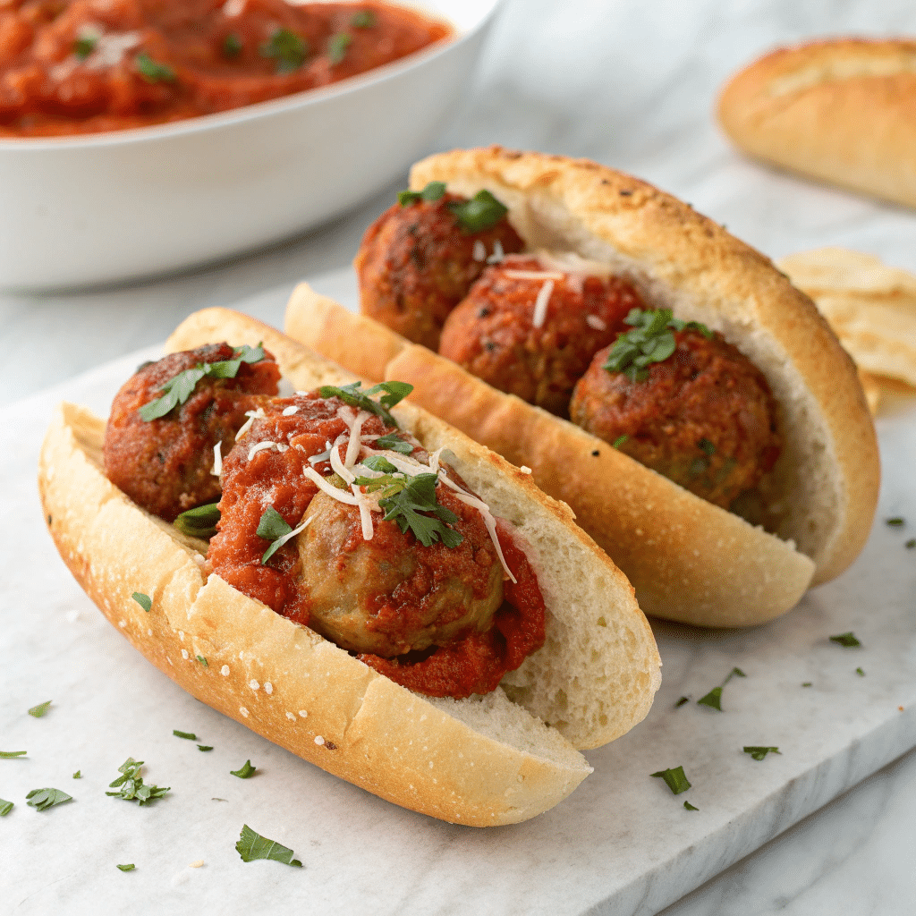Ultimate Beefy Meatball Sub Delight Recipe 5 Ultimate Beefy Meatball Sub Delight Recipe - Recipe Image