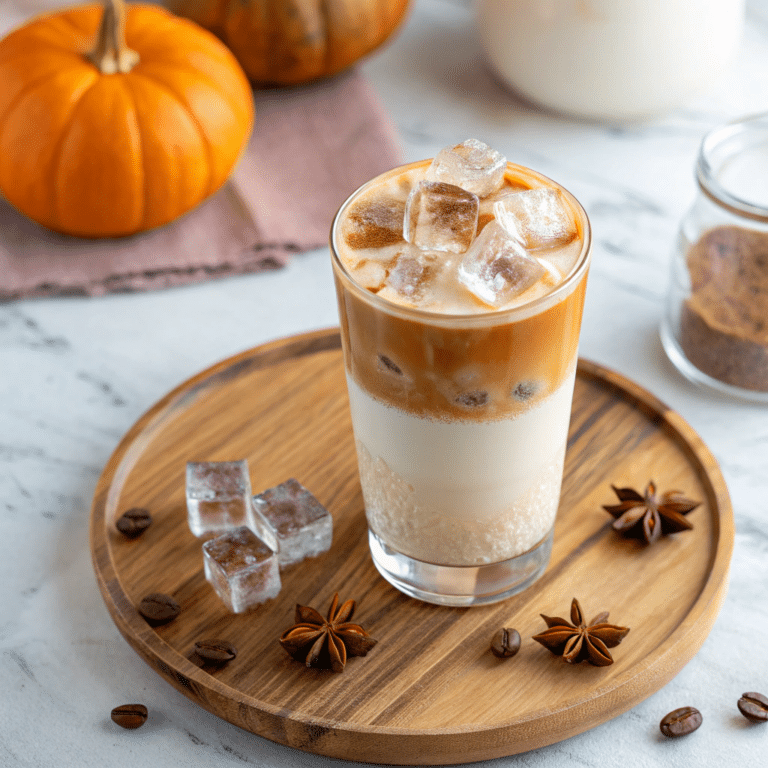 Iced Pumpkin Cream Chai Tea Latte (Starbucks Copycat) Recipe