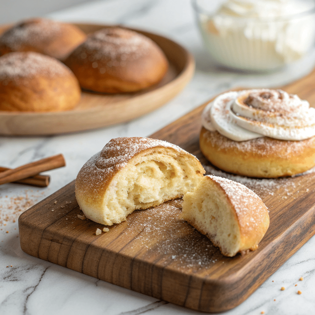 Mexican Sweet Bread with Vanilla and Chocolate Toppings Recipe