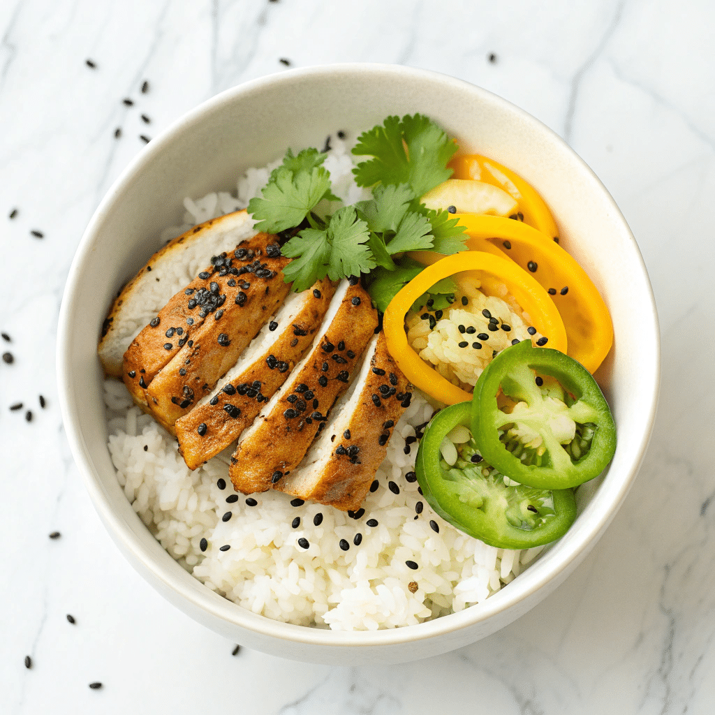 Greek Chicken Bowls with Creamy Tahini Feta Sauce Recipe