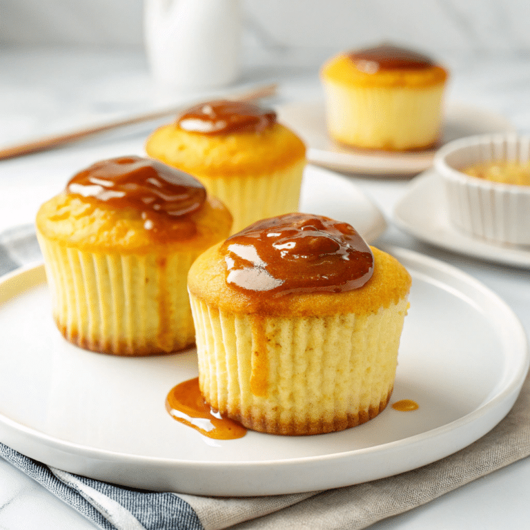 Velvety Caramel Flan Muffins Recipe