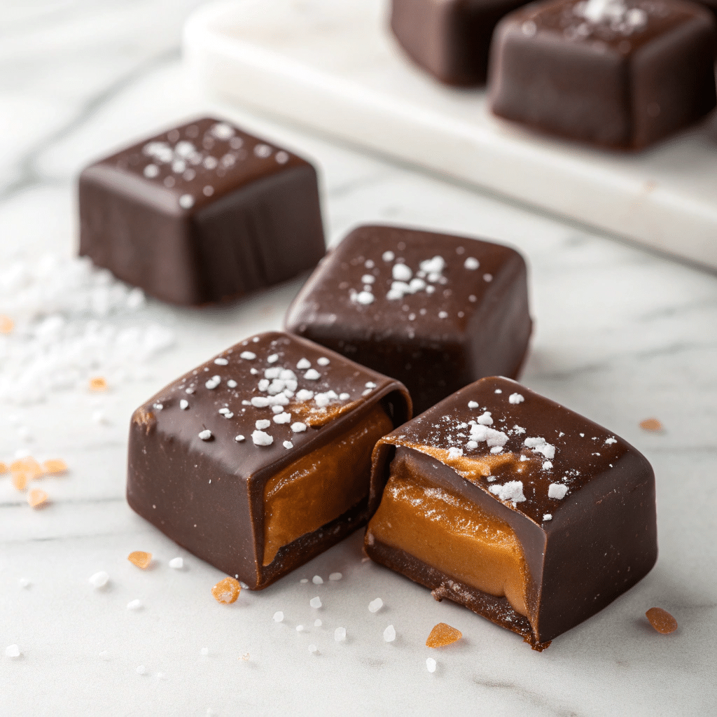 Homemade Chocolate Caramels Recipe 6 Homemade Chocolate Caramels Recipe - Recipe Image