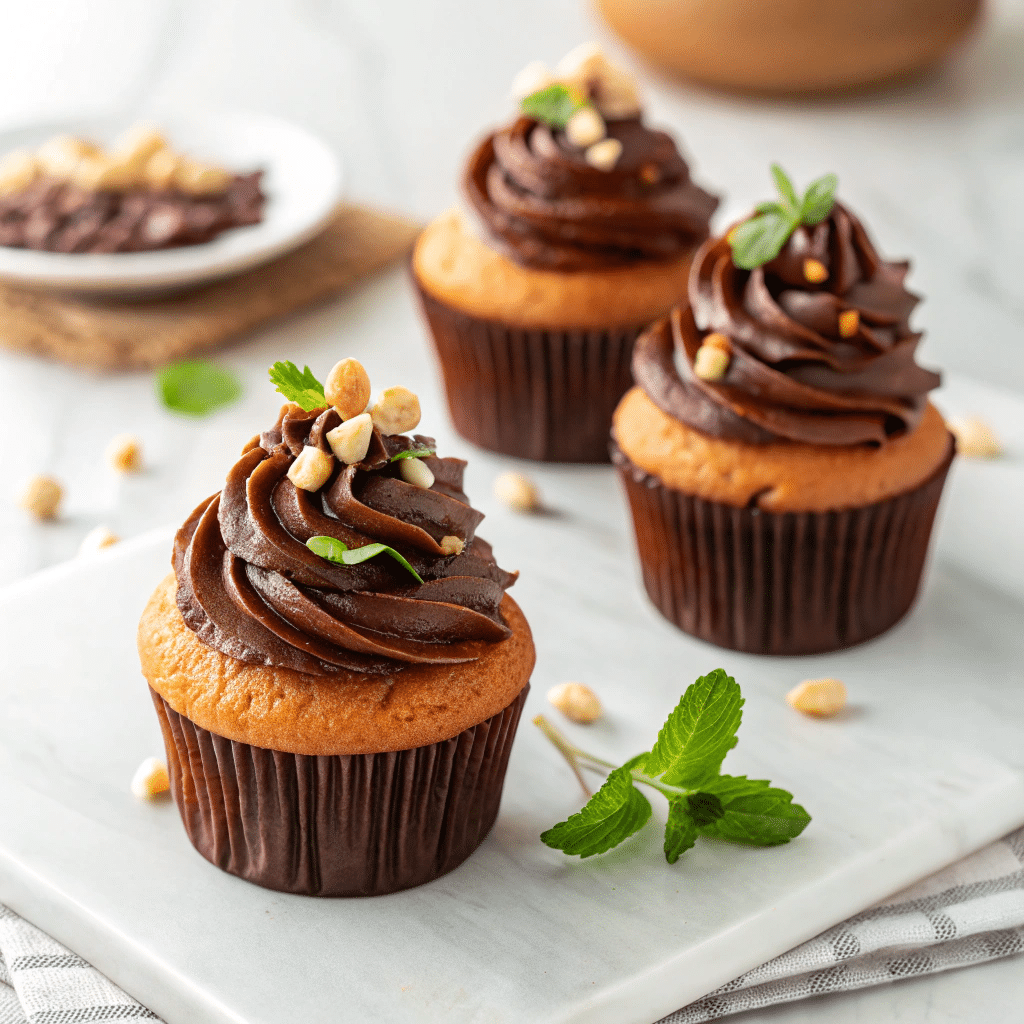 Nutella Hazelnut Cupcakes Recipe
