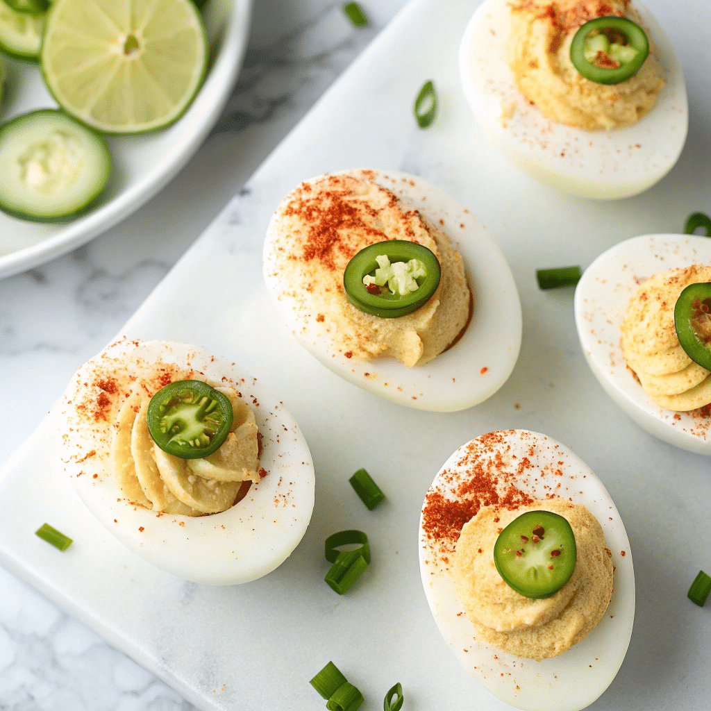 Jalapeño Popper Deviled Eggs Recipe 5 Jalapeño Popper Deviled Eggs Recipe - Recipe Image