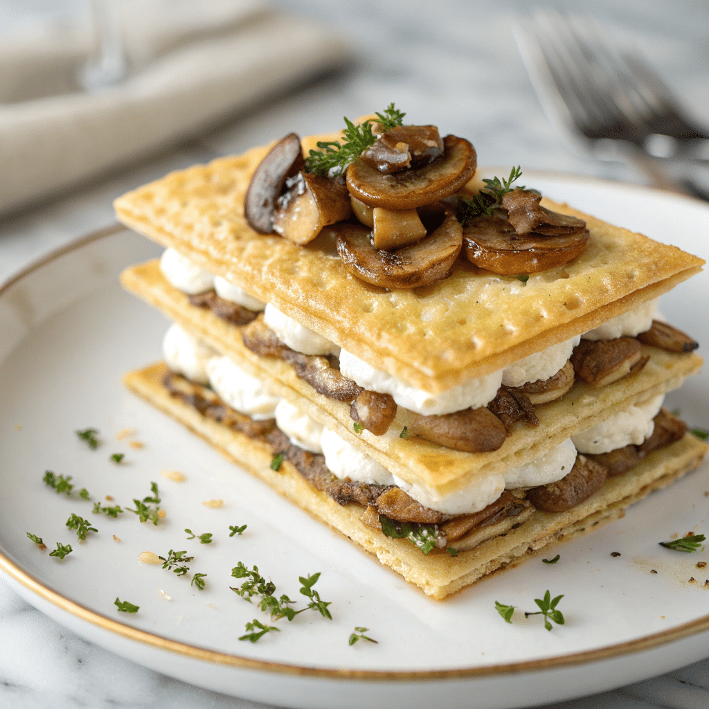 Feta & Mushroom Brunch Squares Recipe - Recipe Image