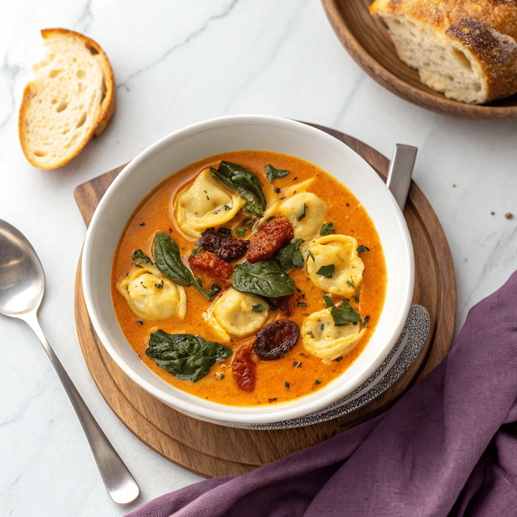 Creamy Tuscan Chicken Soup Recipe - Recipe Image