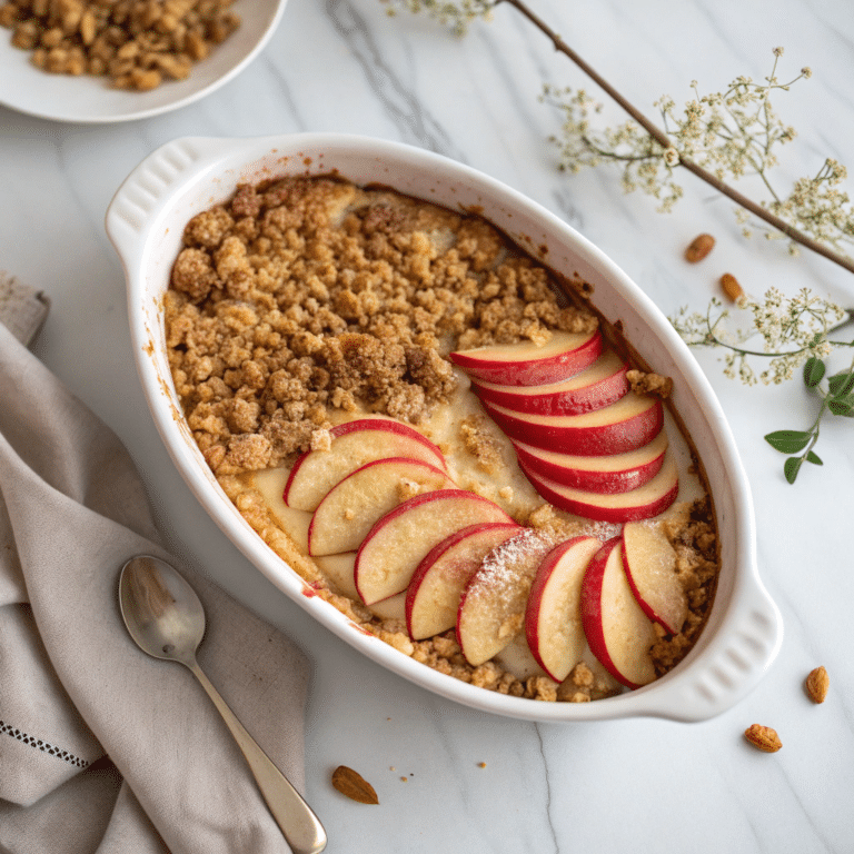Old-Fashioned Apple and Cheese Casserole Recipe