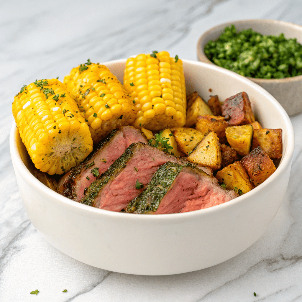 Steak Avocado Corn Bowl: A Delicious & Healthy Recipe