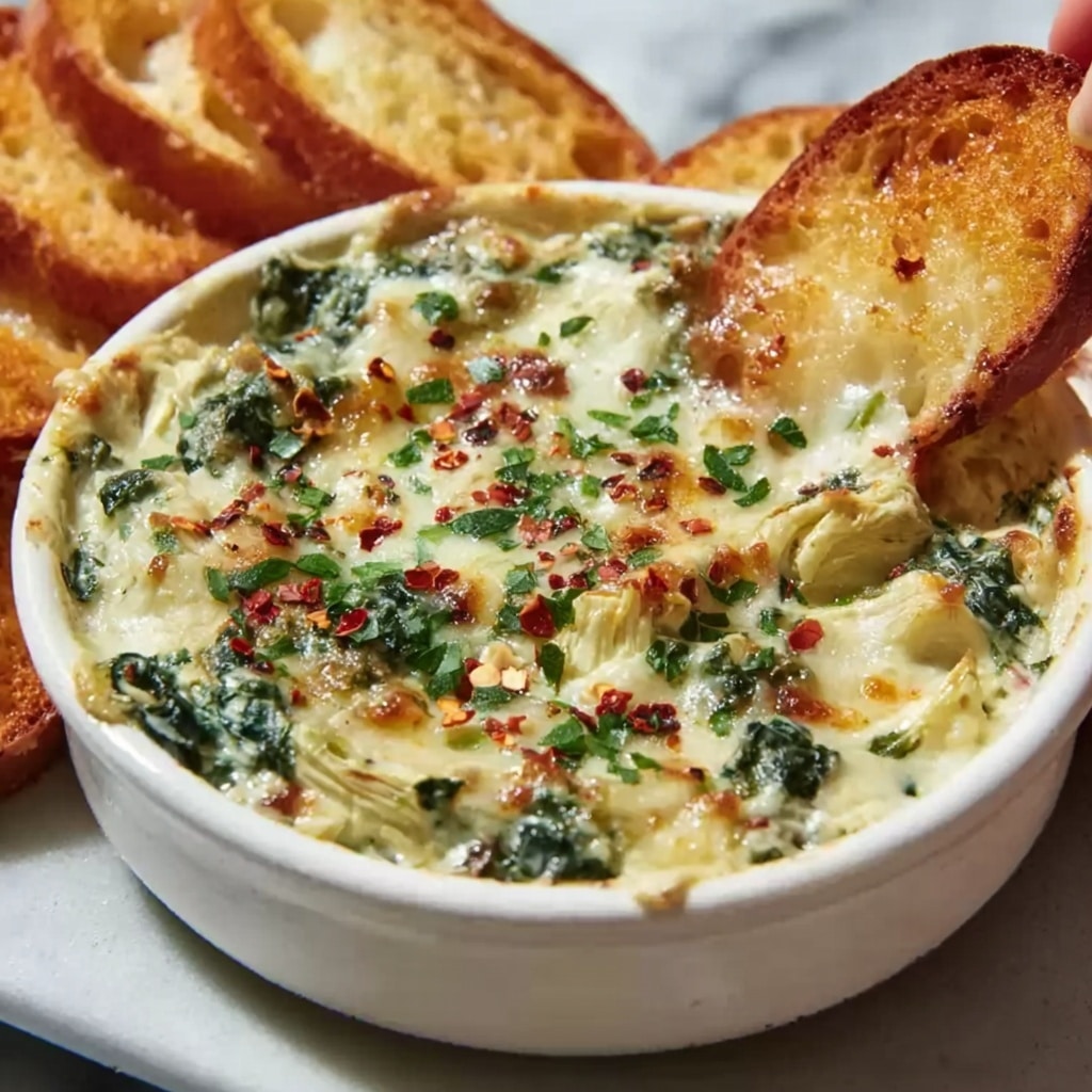 Slow Cooker Spinach Artichoke Dip Recipe
