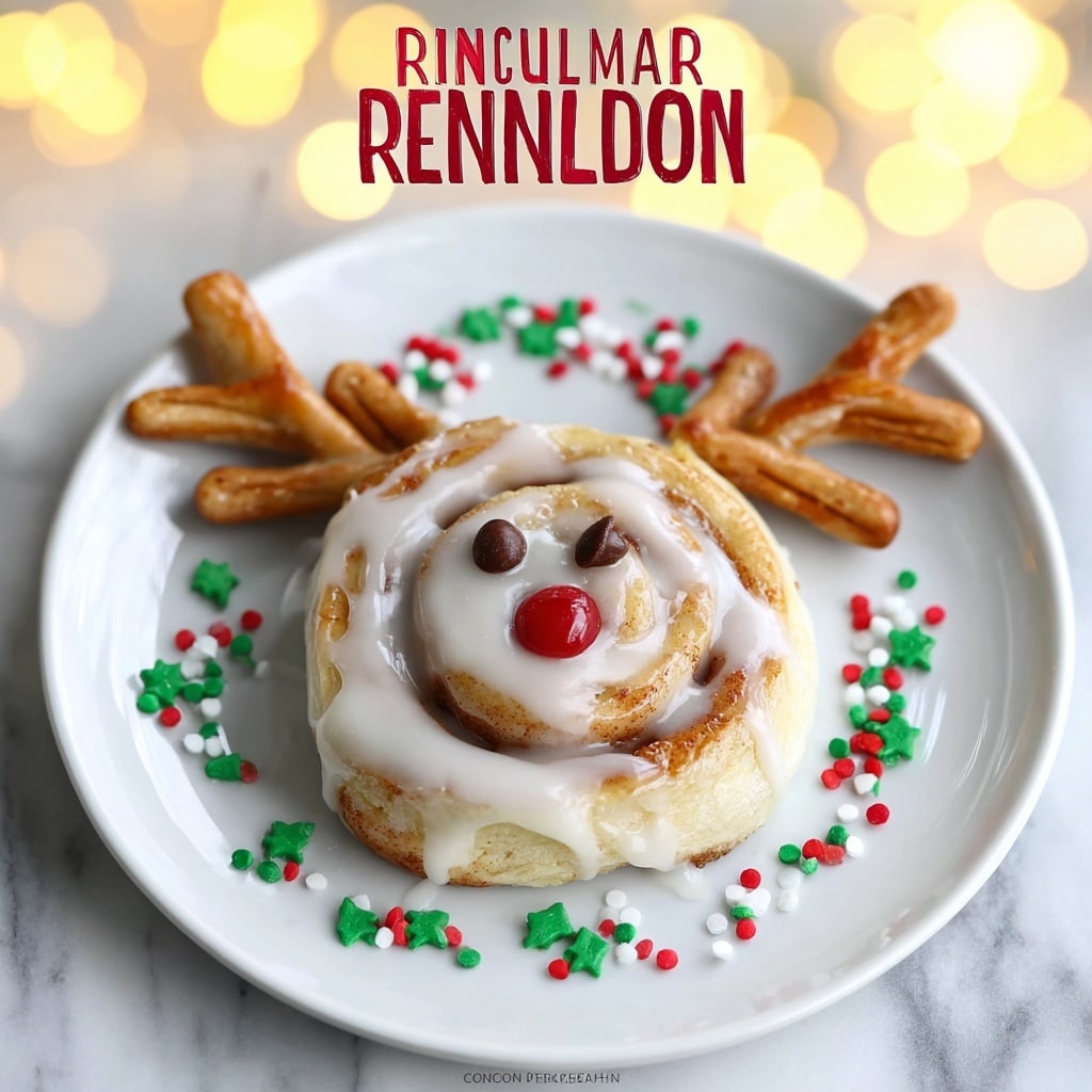 Reindeer Cinnamon Rolls Recipe